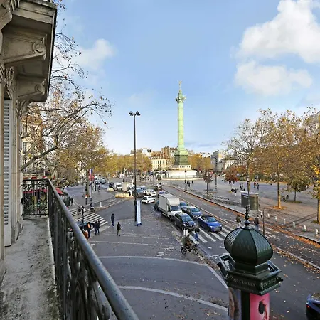 Luxury With Balcony - 4bd 8p - Marais Bastille Apartamento